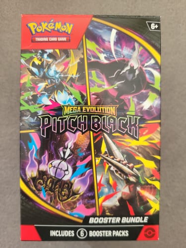 Customer photo review of Pokémon Mega Evolutions Pitch Black Booster Bundle