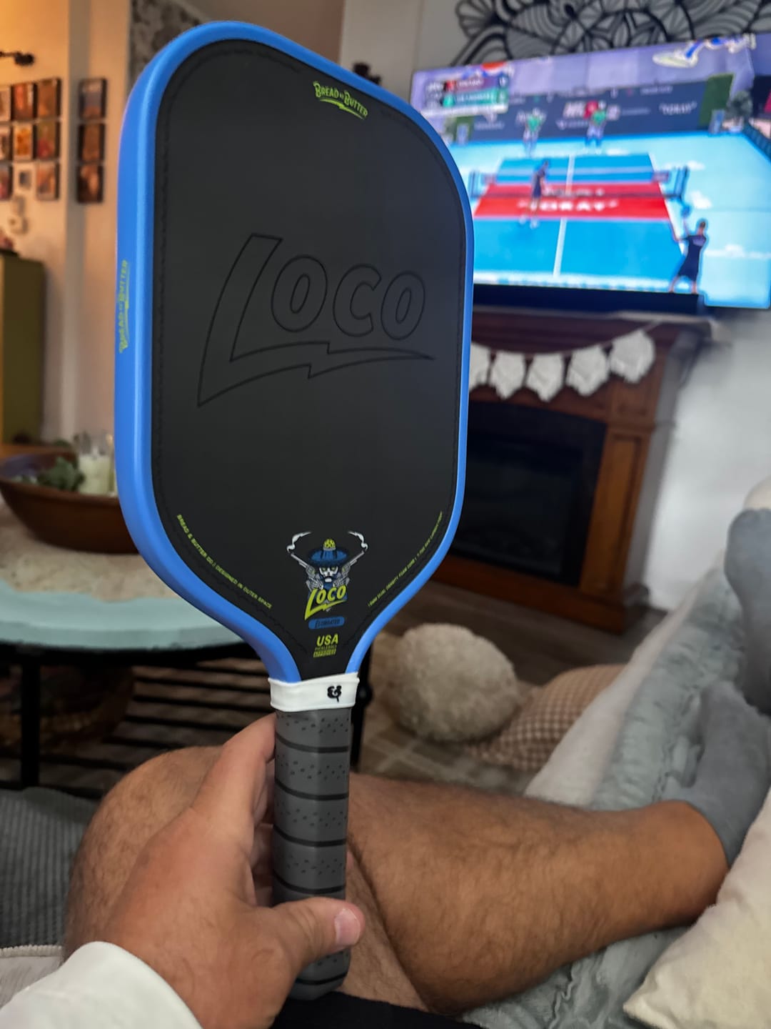 Customer photo review of The Loco 16mm Pickleball Paddle Elongated (Paddle only)