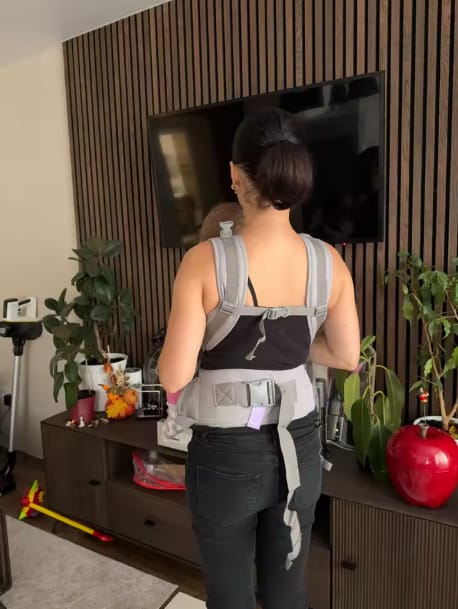 Customer photo review of Ergonomische Draagzak met Heupzitje