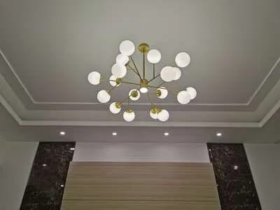Customer photo review of Glass Chandelier for Bedroom, Branching Arms, 110 cm
