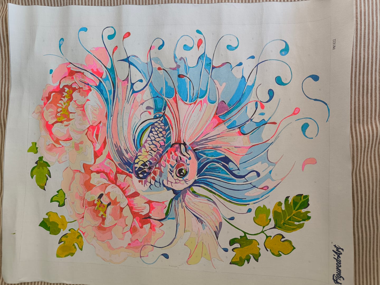 Customer photo review of Fleurs et Poisson entrelacés
