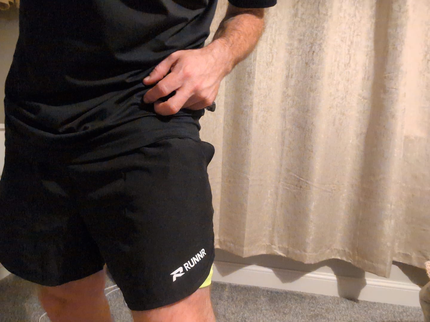 Customer photo review of RUNNR 2-in-1 Running Shorts