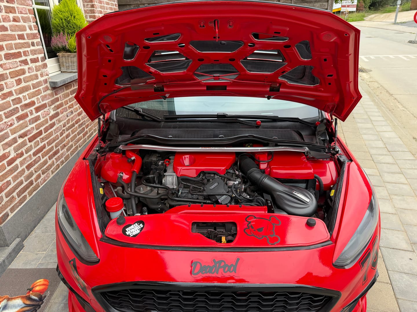 Customer photo review of Proform Under Bonnet Panels / Plates - Mk8 Fiesta