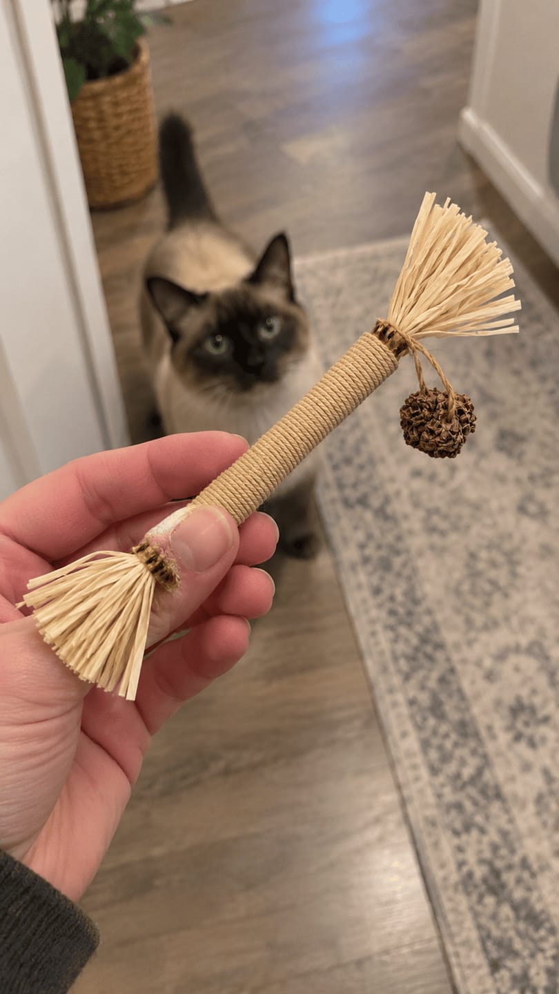 Customer photo review of Mordedor para Higiene Dental de Gatos