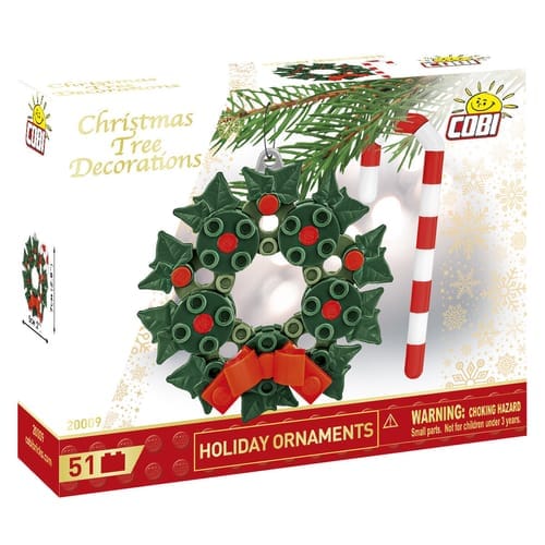 Customer photo review of COBI Holiday Wreath Ornament: Set #20009