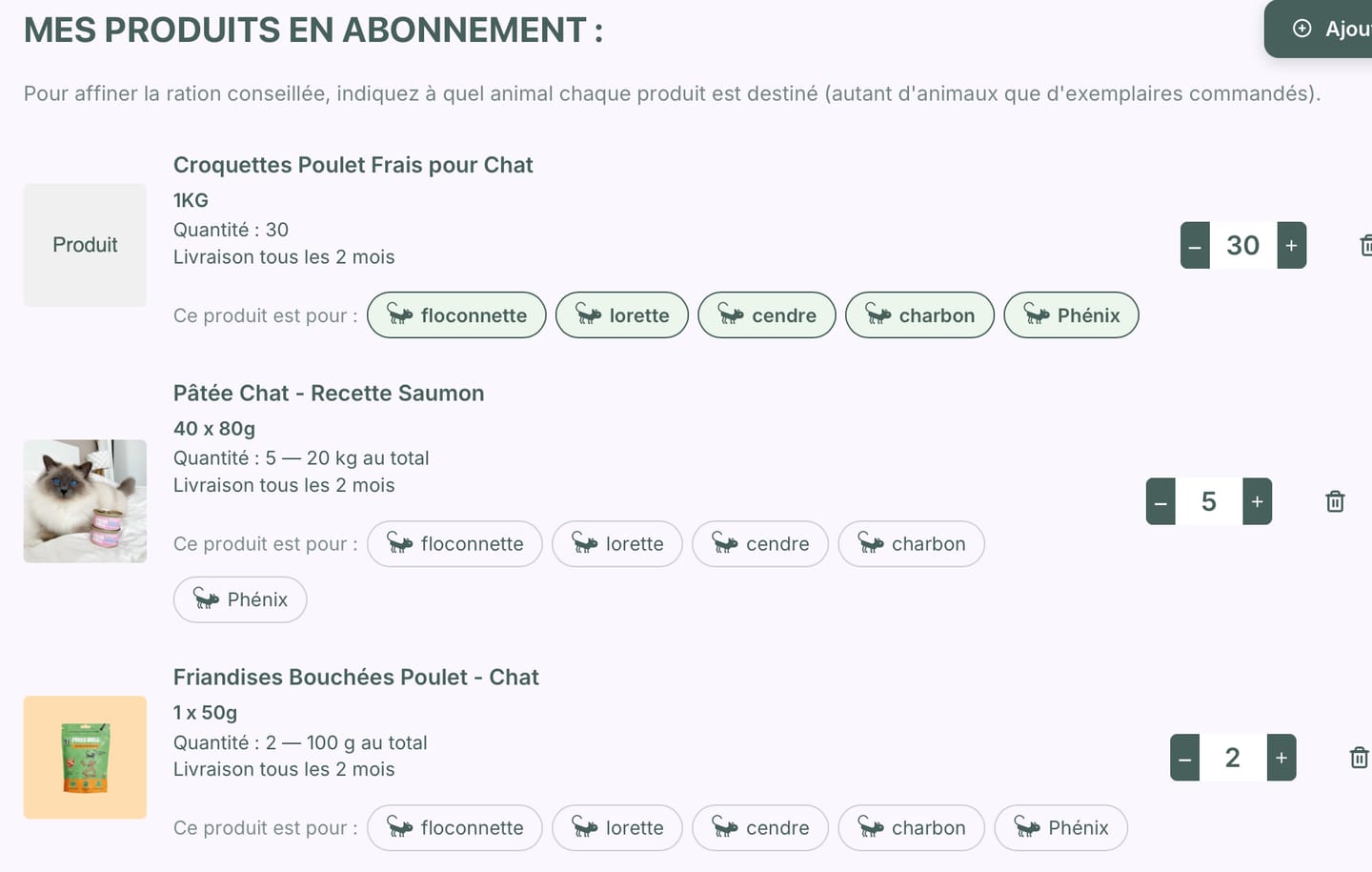 Customer photo review of Croquettes Poulet Frais pour Chat - Mig