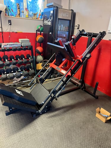 Customer photo review of RitFit BLP01 45 Degree 3-In-1 Leg Press Hack Squat and Calf Raise Machine