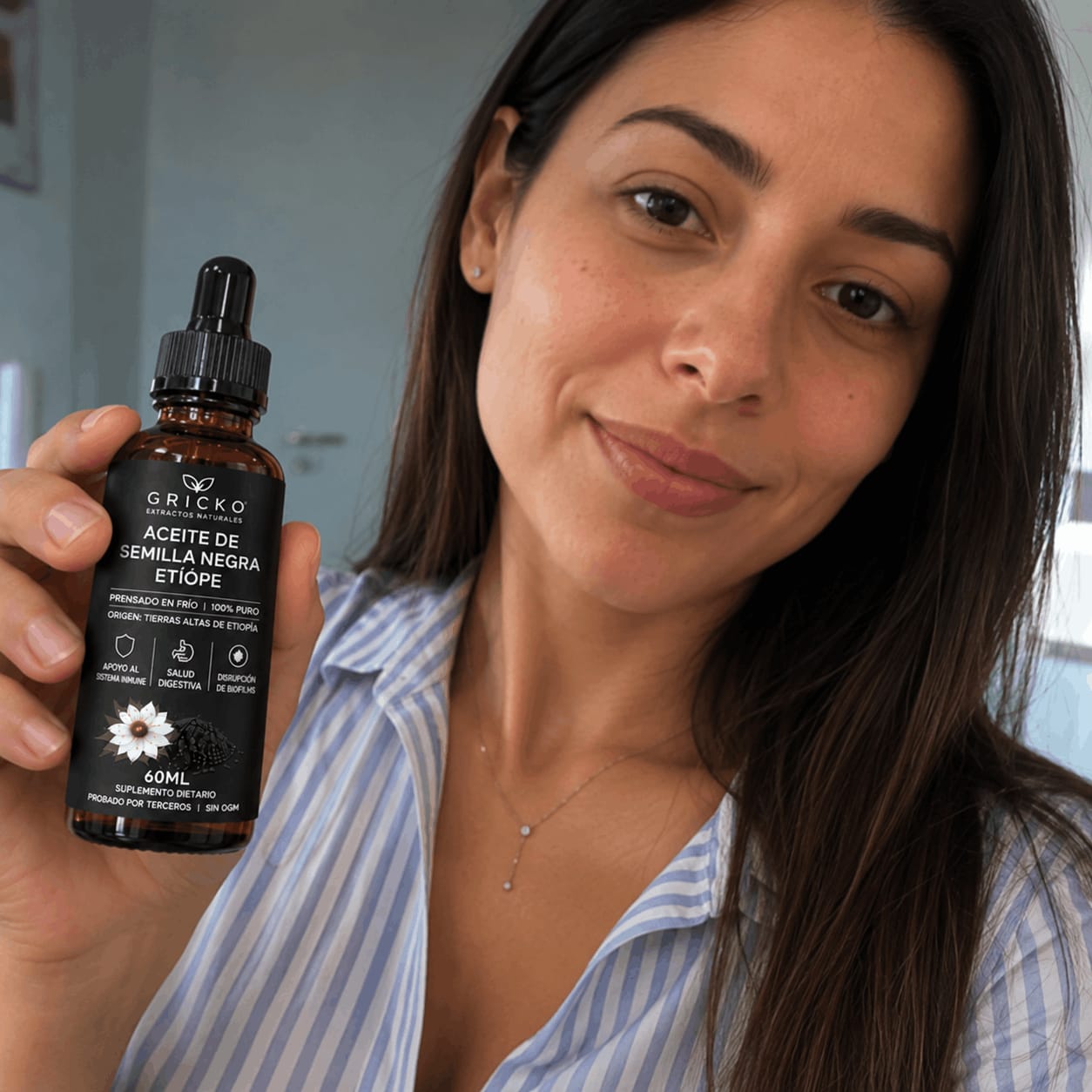 Customer photo review of Aceite de Semilla negra Etíope-5% Timoquinona