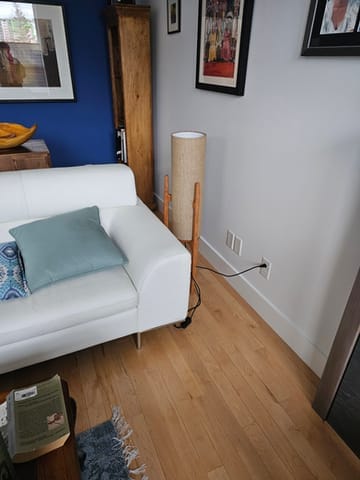Customer photo review of Rocketlamp | Floor Lamp | Black Walnut
