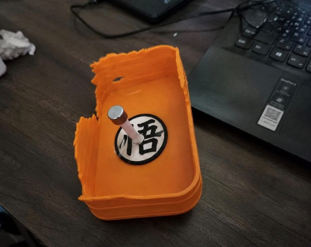 Customer photo review of Goku Shadow Projection Wall Lamp
