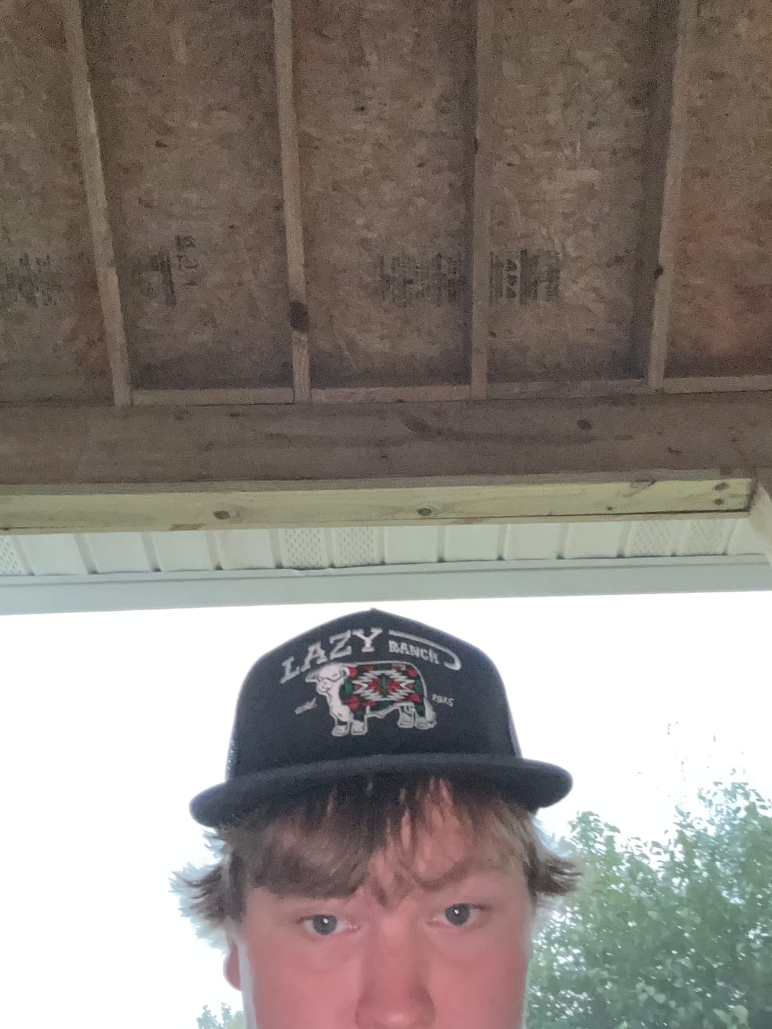 Customer photo review of Lazy J Ranch Heather Black White Alpine Classic Rope Trucker Hat