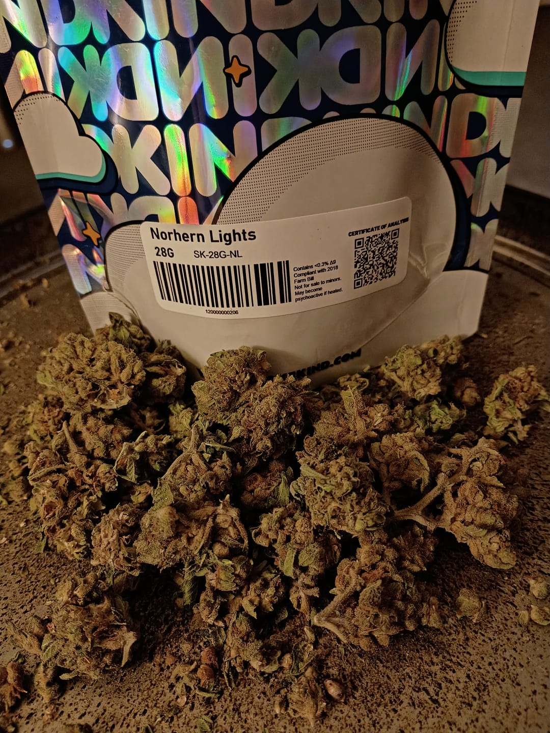 Customer photo review of Northern Lights - 28 Grams - Indica