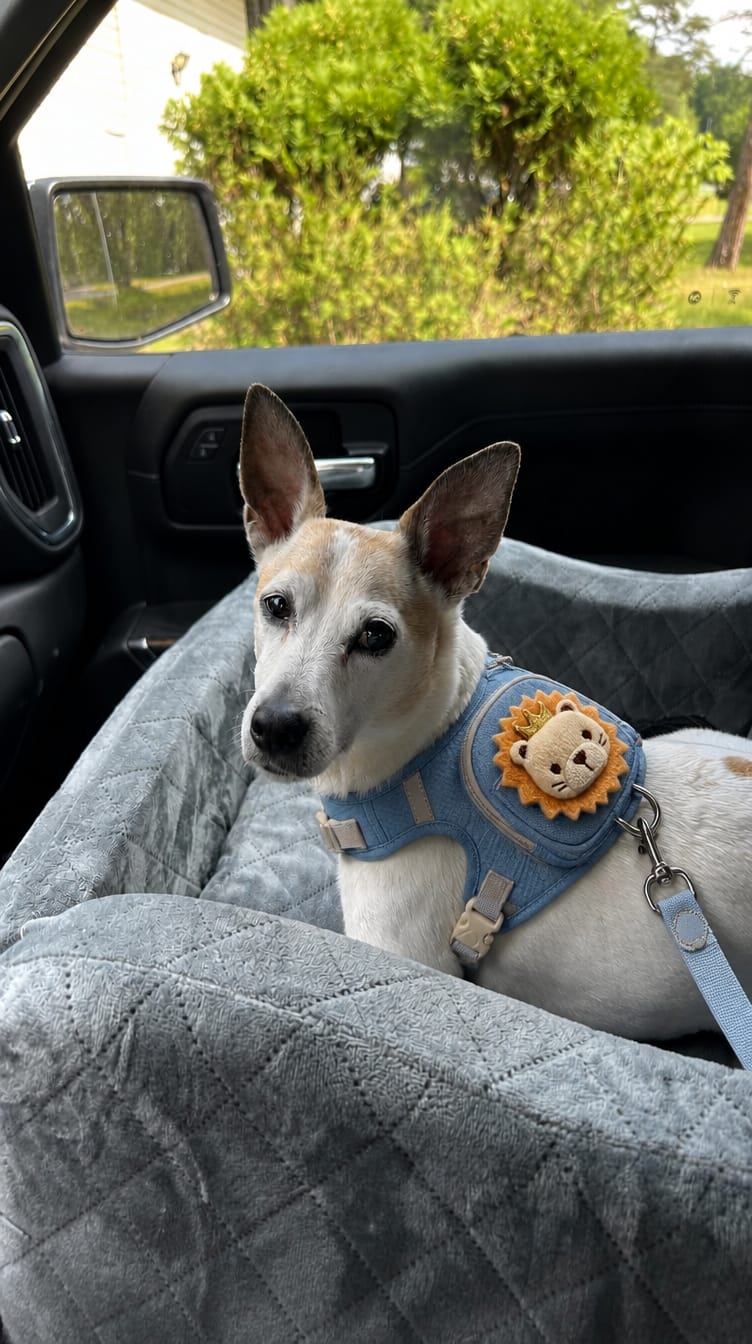 Customer photo review of WUFFLE™ Pet Backpack Harness V2