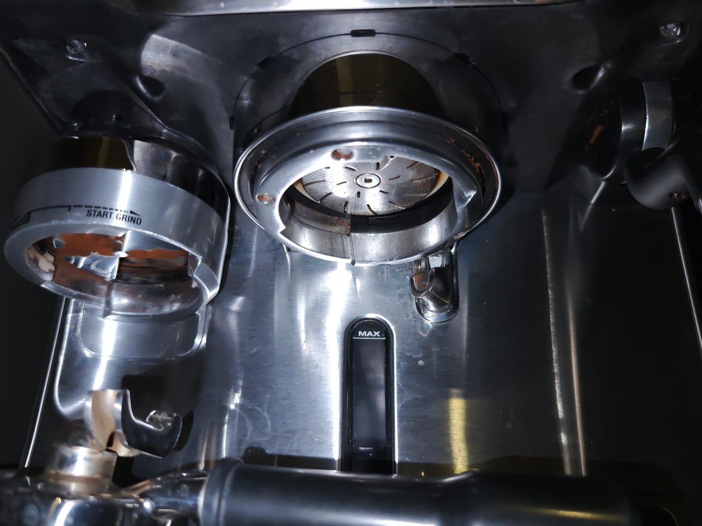 Customer photo review of High Diffusion Espresso Shower Screen - Breville