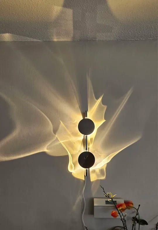Customer photo review of Applique murale vagues lumineuses