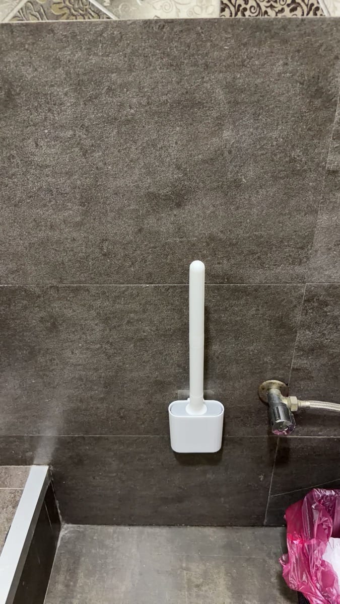Customer photo review of Clean Silicone Toilet Brush