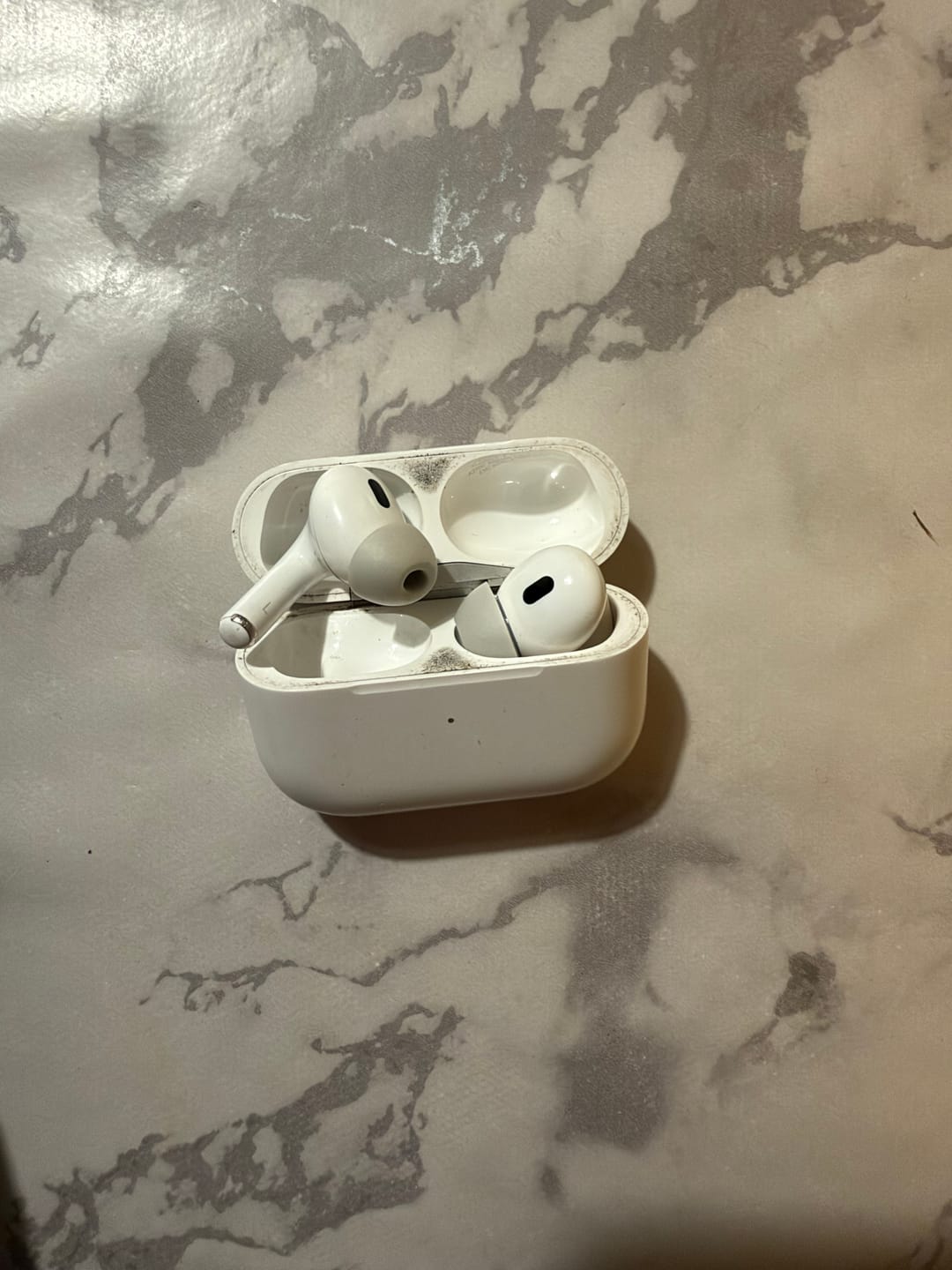 Customer photo review of Memory Foam Ear Tips Version 2.0 for Apple AirPods Pro