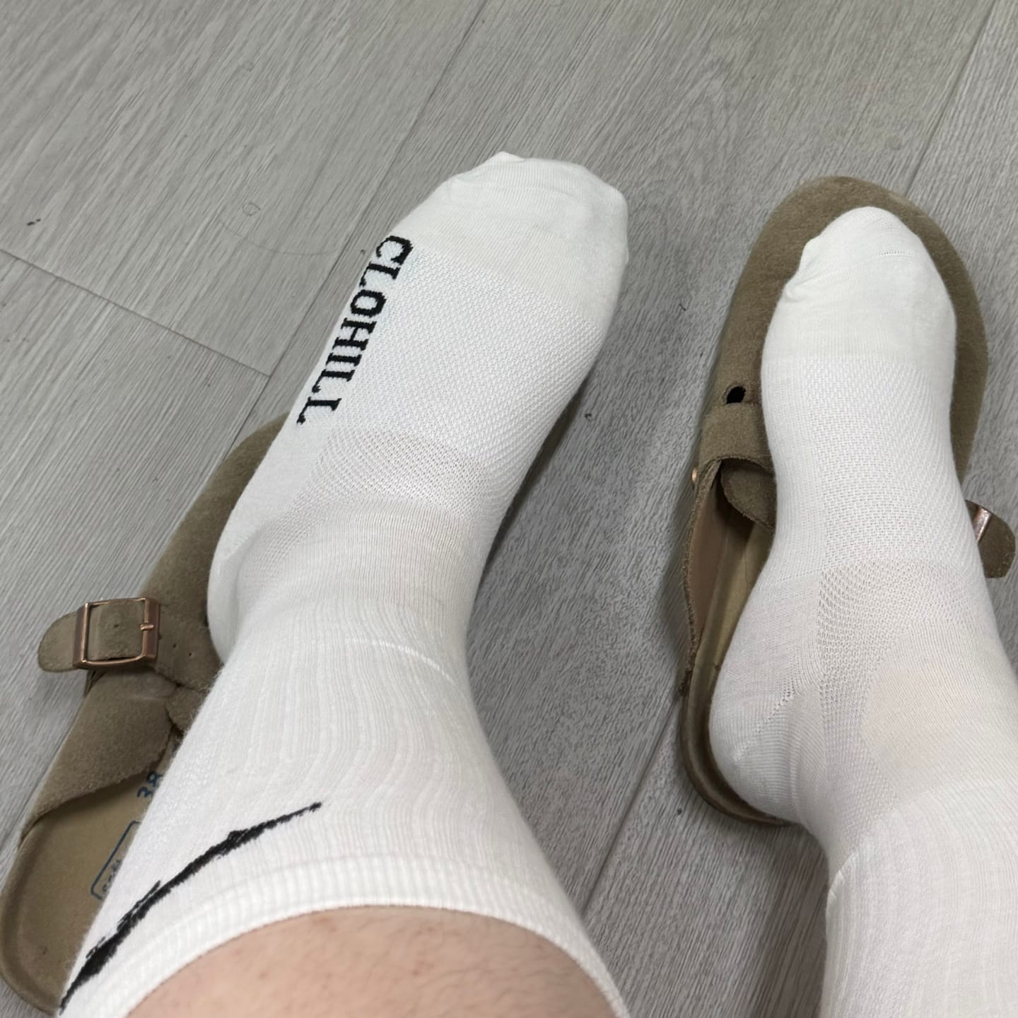 Customer photo review of Alpaca Compression Socks