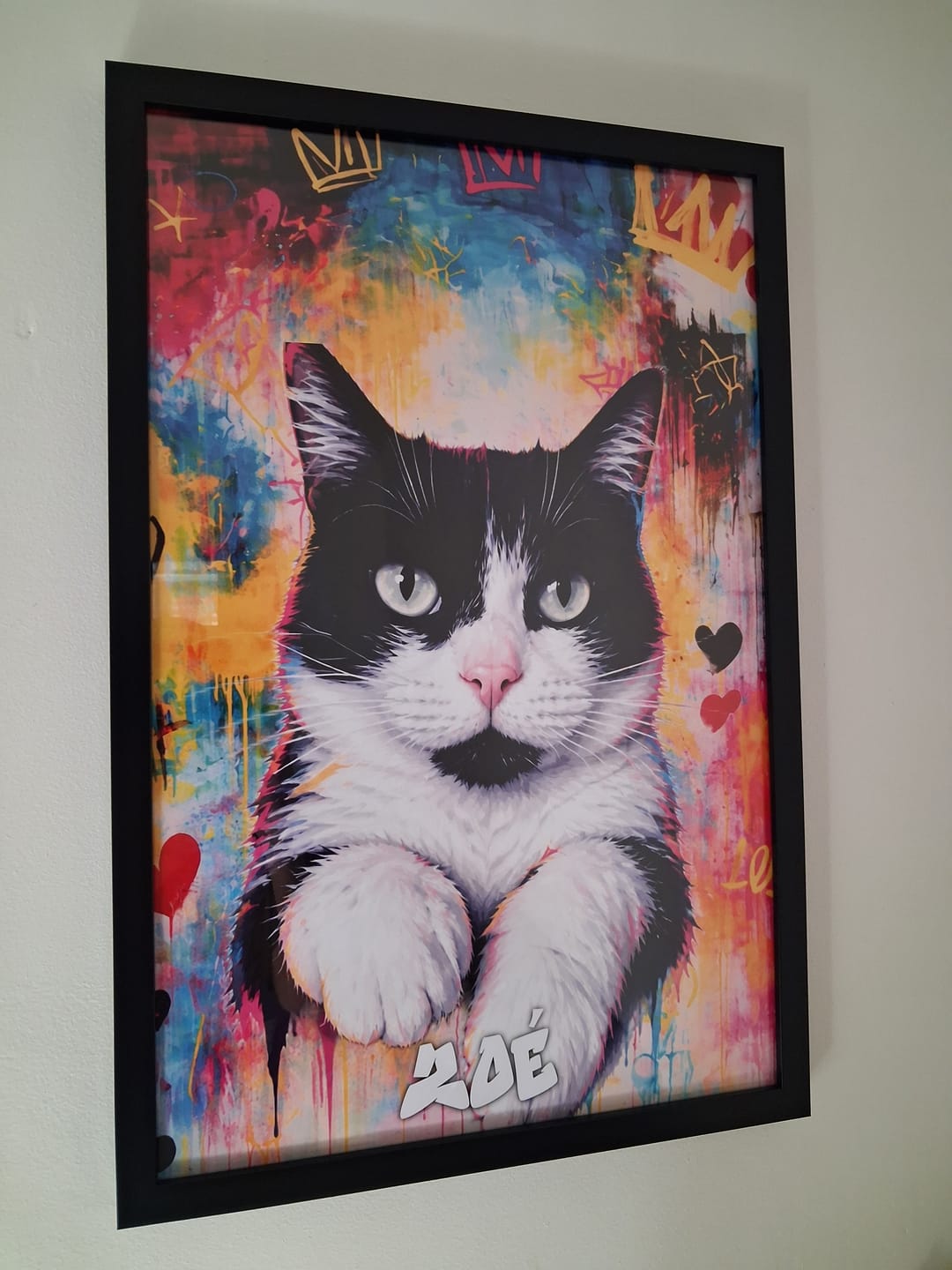 Customer photo review of Le graffiti - Poster personnalisé