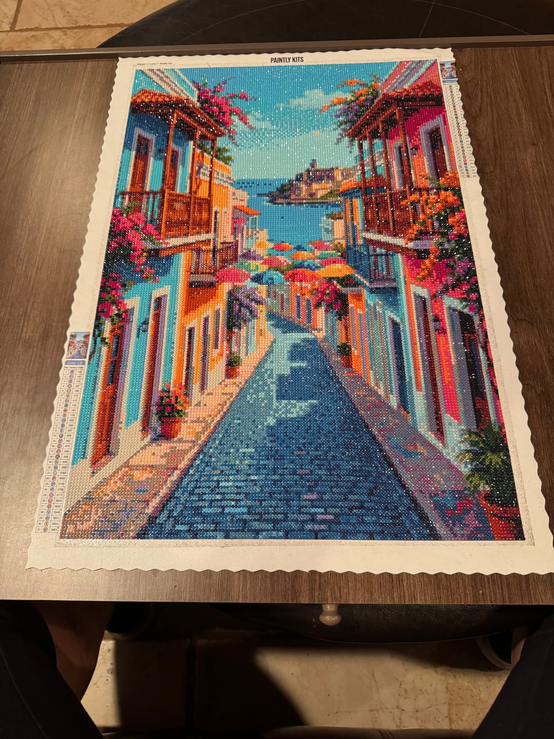 Customer photo review of Old San Juan, Puerto Rico (Diamond Painting)