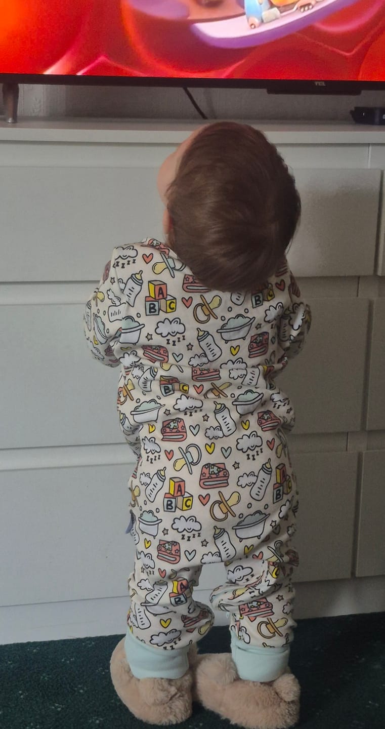 Customer photo review of Bath, Bottle, Bed Onesie