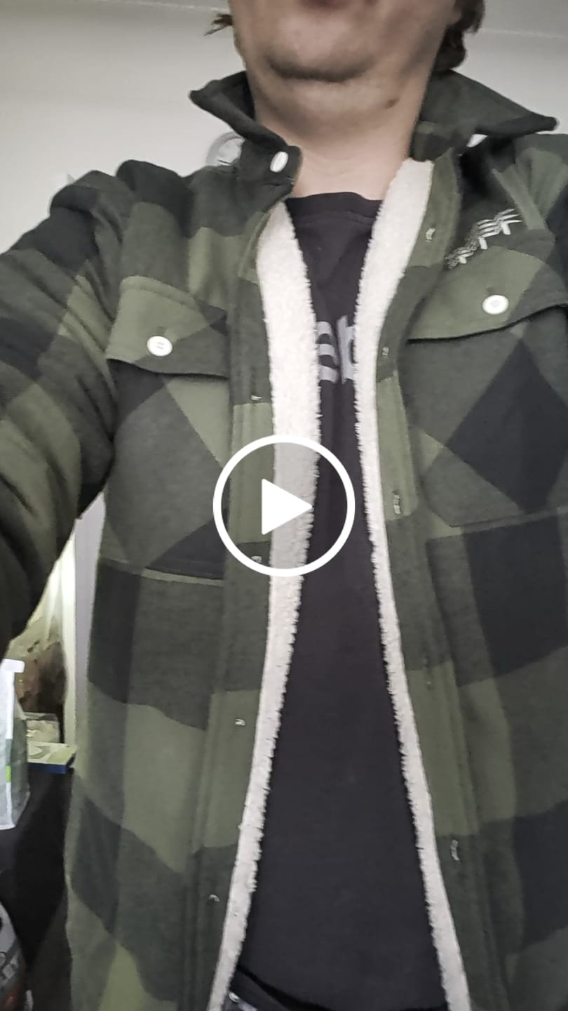 Customer video review of Holzbrüder® Flanelljacke – Outlander (Green-Pine)