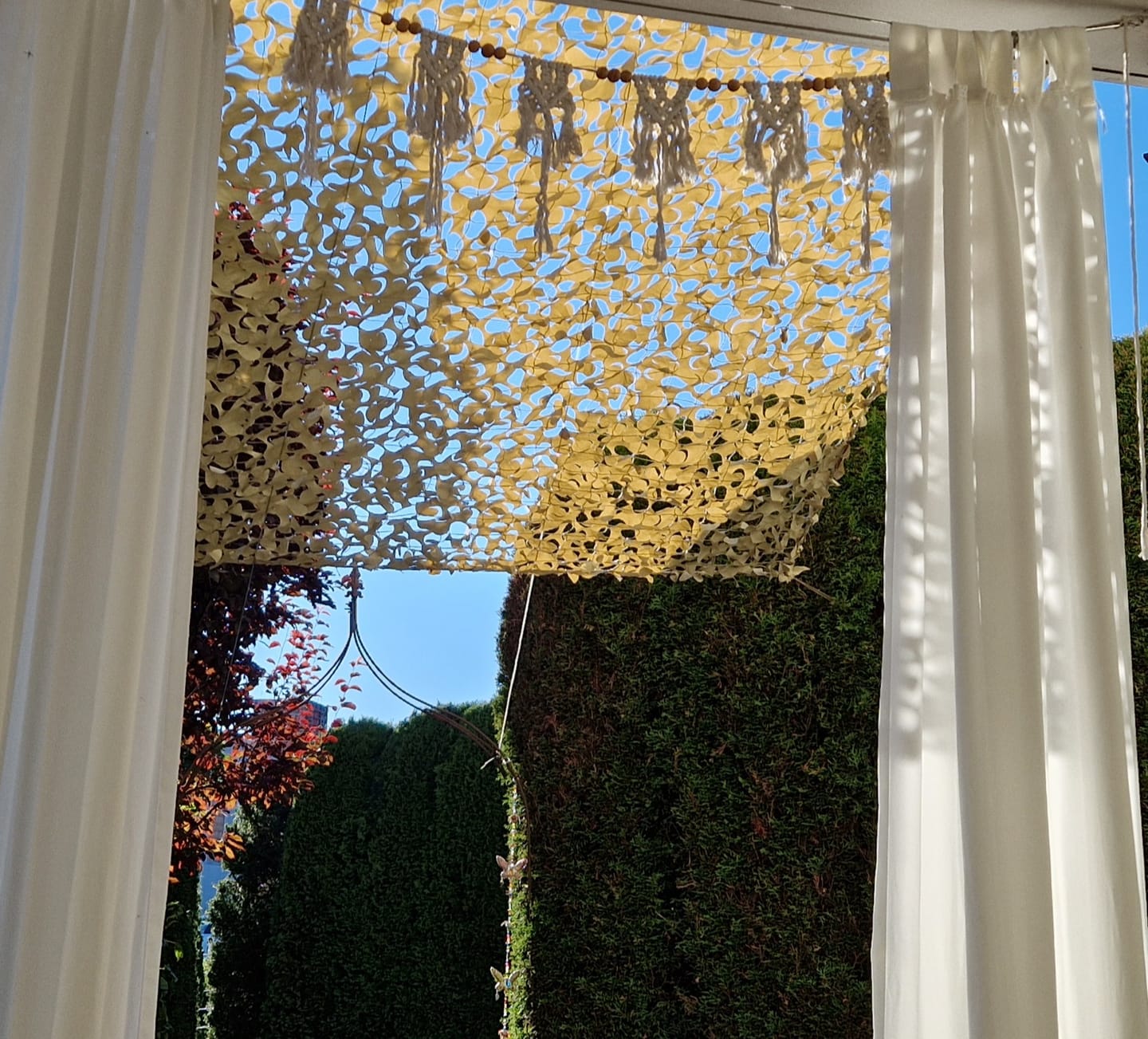 Customer photo review of Tarnnetz Beige
