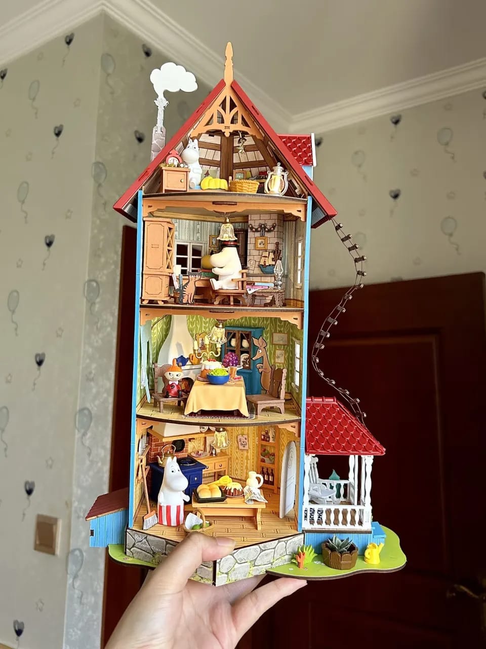 Customer photo review of Rolife Moominhouse DIY Miniature House Kit DA009