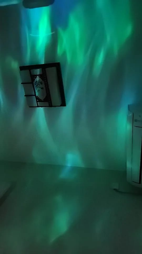 Customer photo review of Cubo de Ondas Luces de Colores