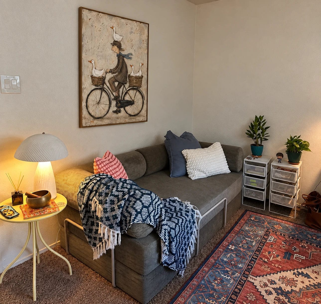 Customer photo review of Modern Folk Art｜Whimsical Goose Ride