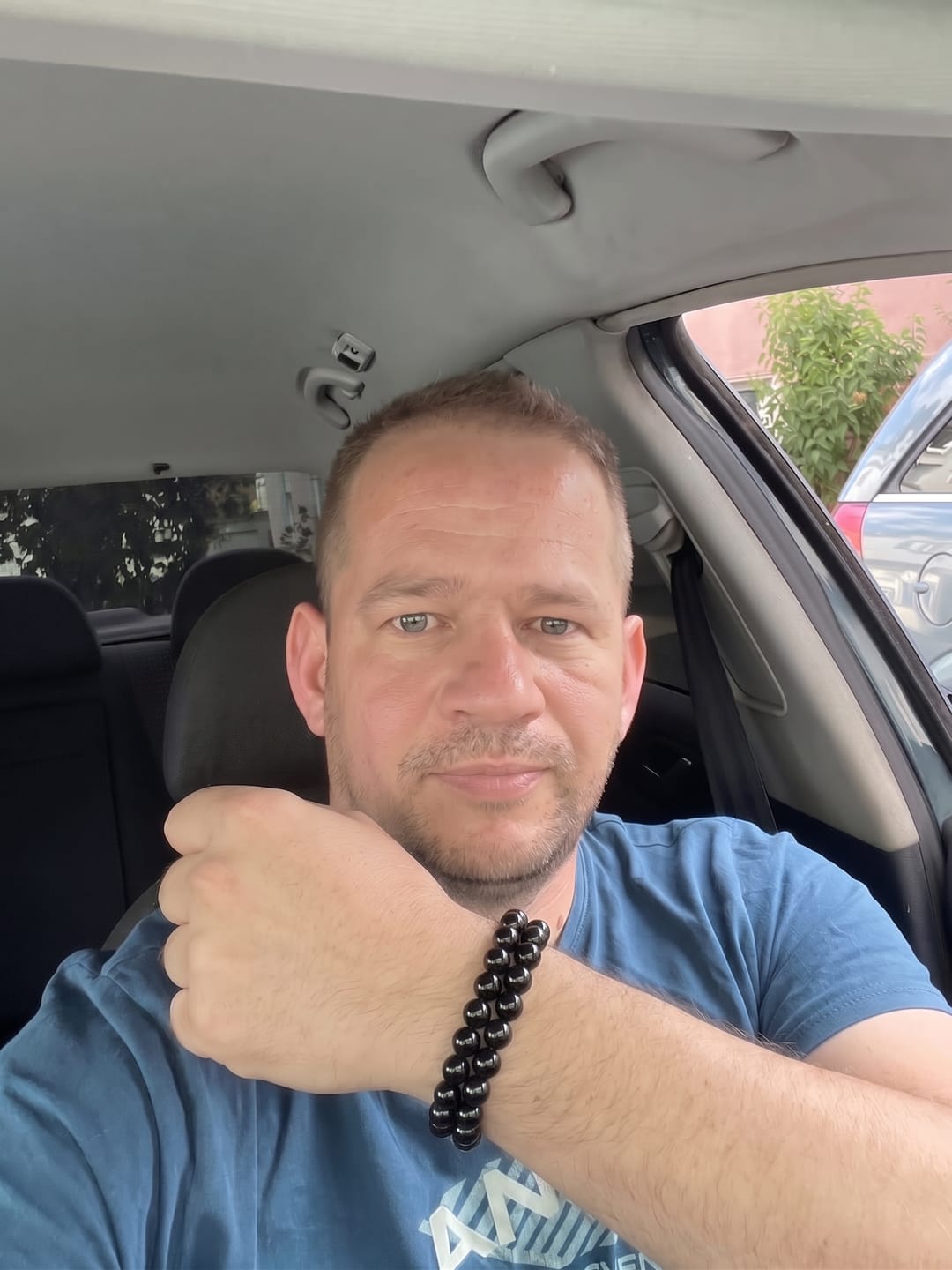 Customer photo review of Cuprion: Magnetic Hematite bracelet