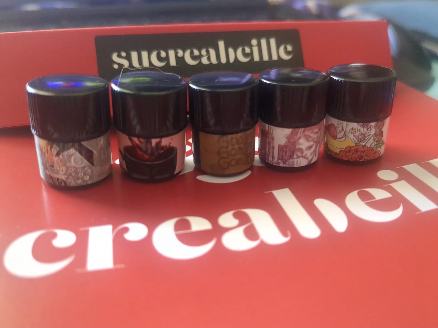 Customer photo review of Set of five Caffeinated 1ml sample vials
