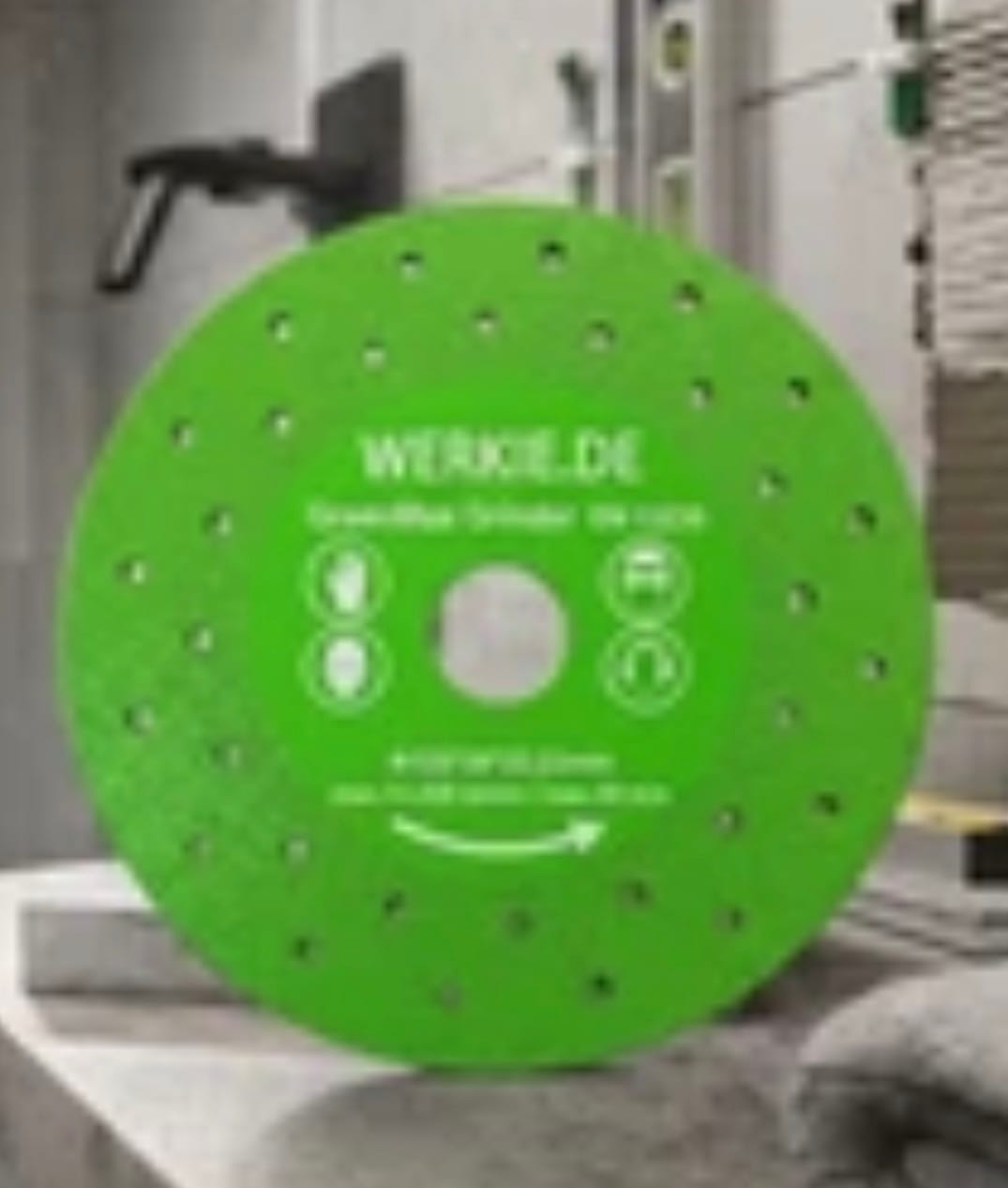 Customer photo review of GreenMax Grinder Diamanttrennscheibe – schneiden & schleifen