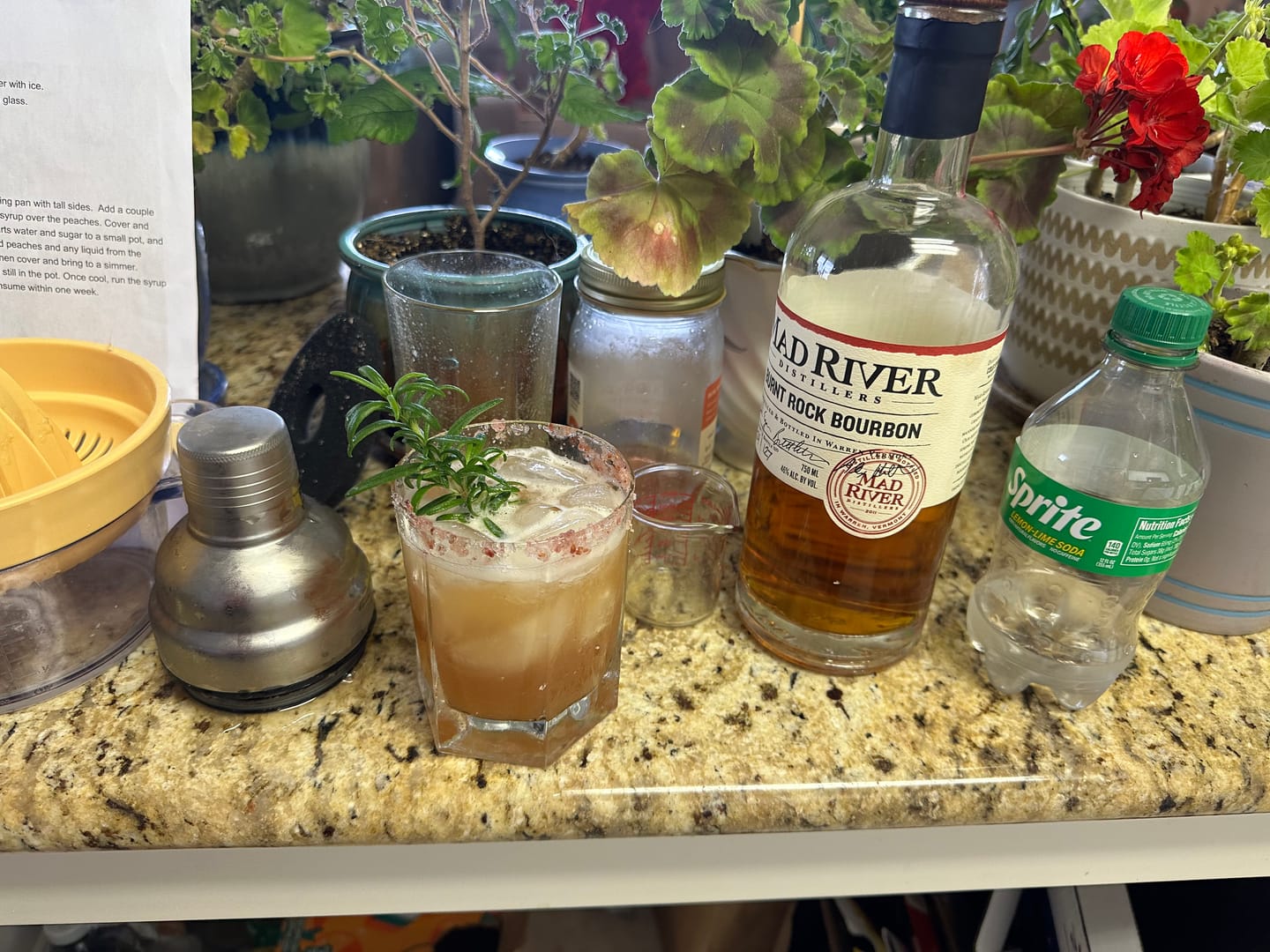 Customer photo review of Mad River Burnt Rock Bourbon Whiskey