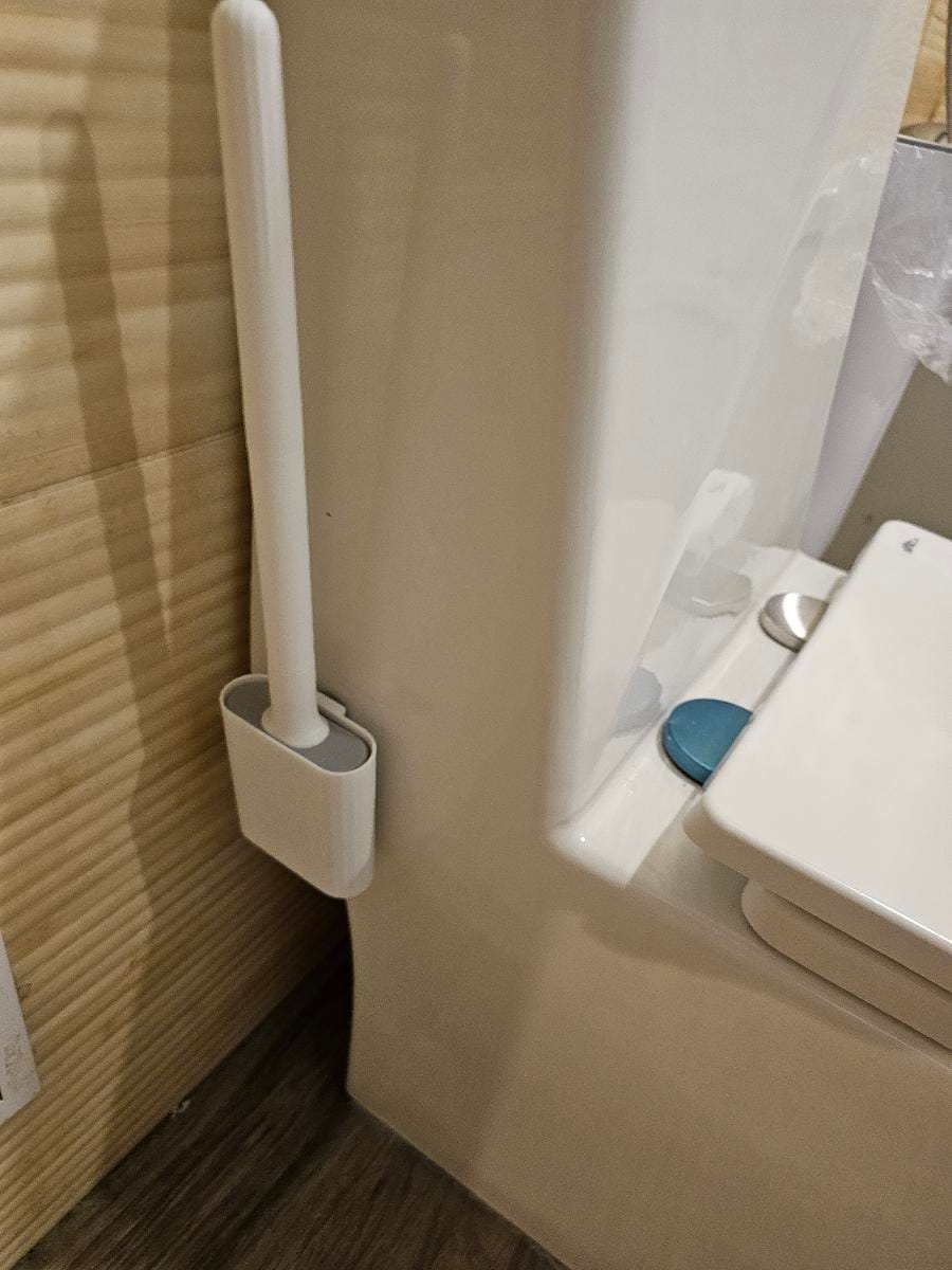 Customer photo review of Clean Silicone Toilet Brush