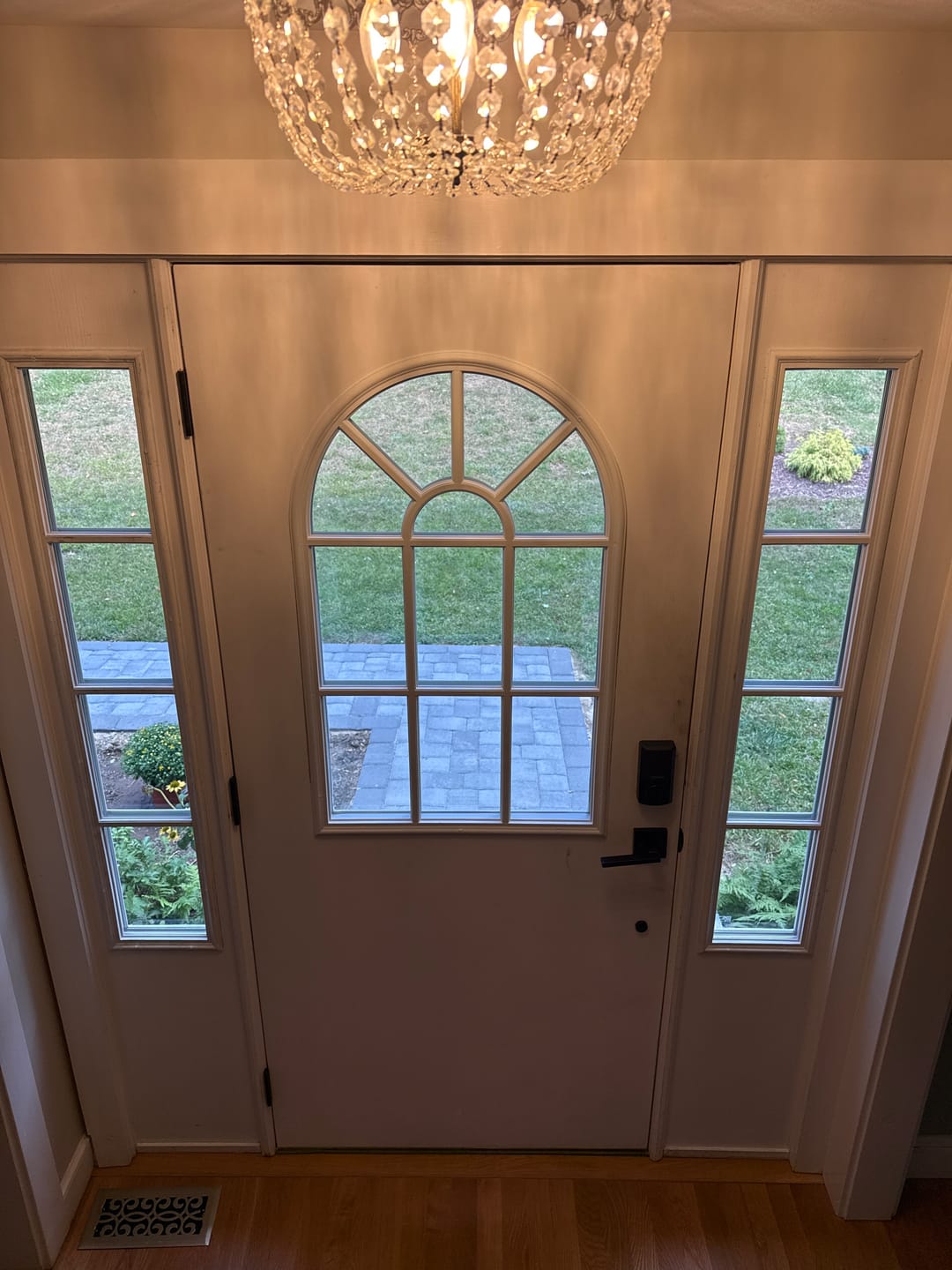 Customer photo review of ODL Clear Low-E Door Glass - 11 Light External Grille - 24" x 38" Frame Kit