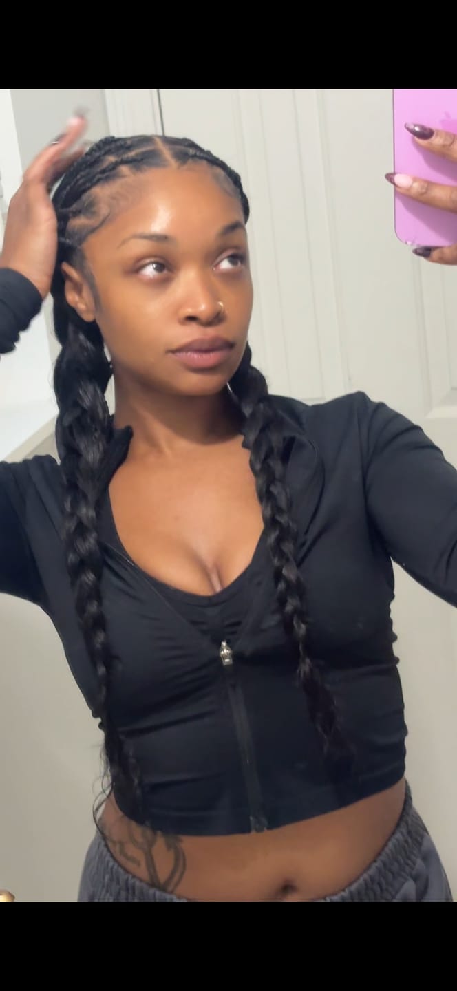 Customer photo review of Ywigs Loose Deep Wave Human Crochet Hair for Miracle Knots