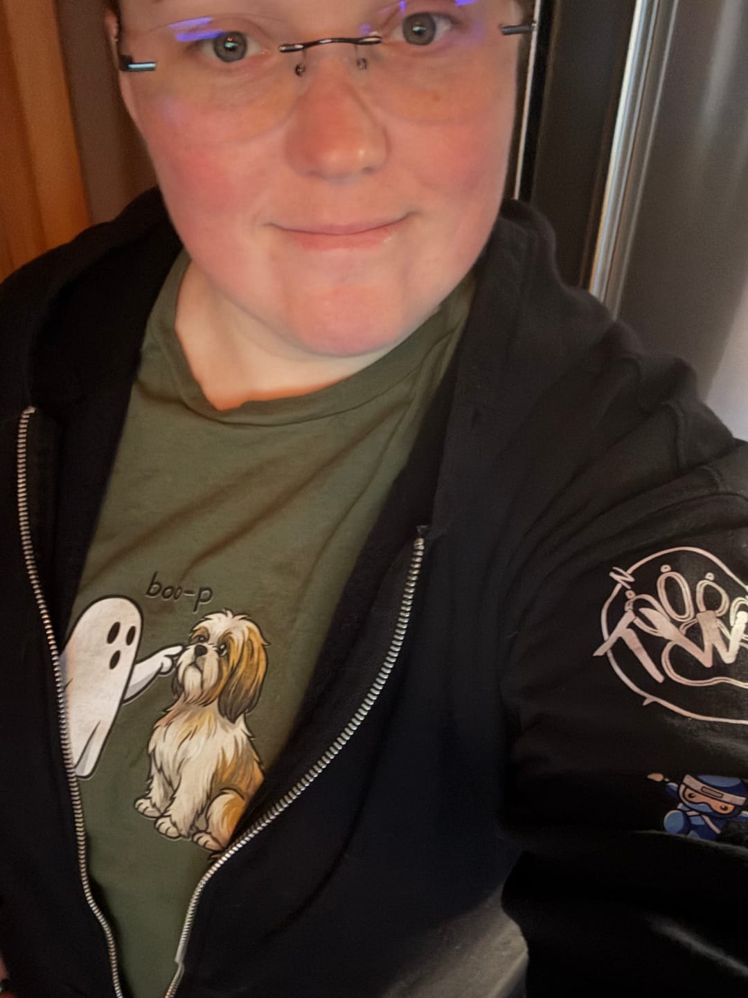 Customer photo review of Boo-p Shih Tzu Shirt
