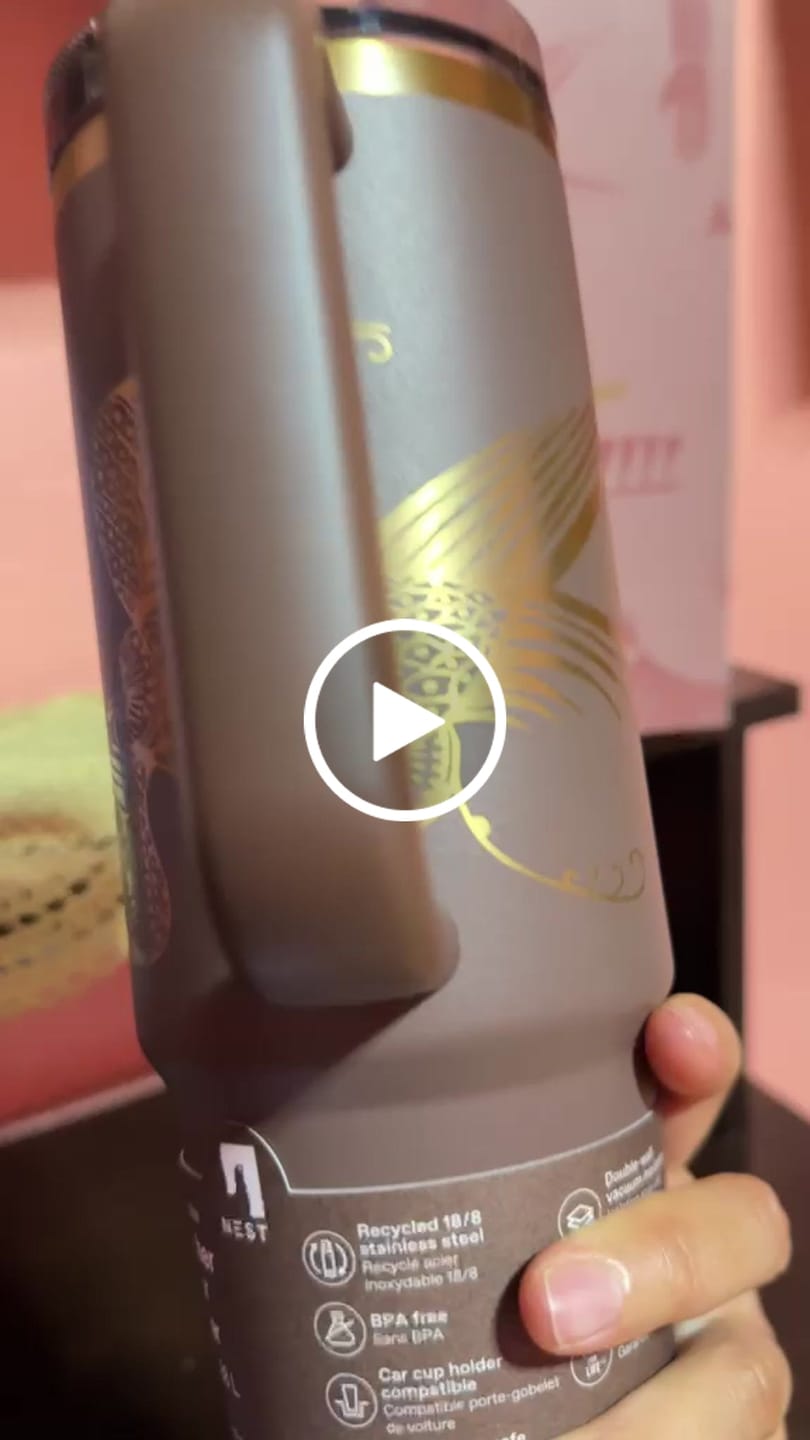 Customer video review of The Stanley 1913 x Nest Quencher® ProTour Flip Straw Tumbler | 887ML