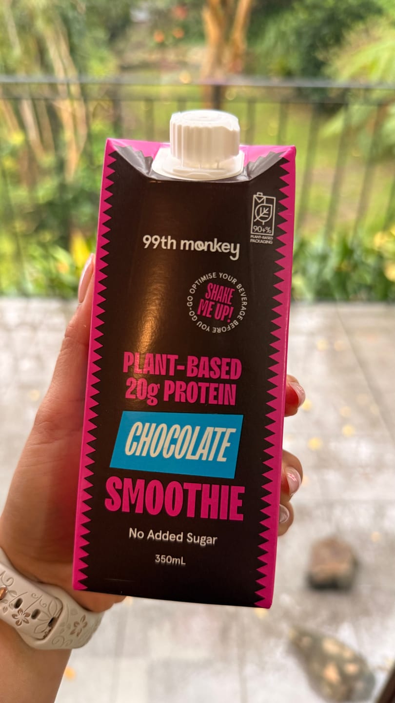 Customer photo review of 12 x Plant-Based Protein Smoothie - Chocolate