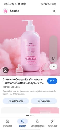 Customer photo review of Crema de Cuerpo Reafirmante e Hidratante - Cotton Candy