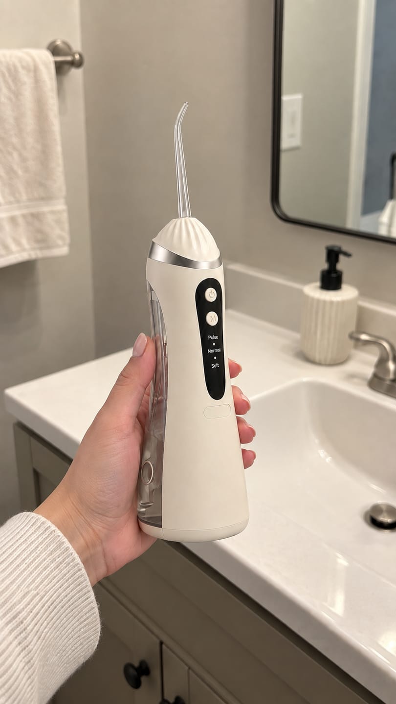 Customer photo review of Flossora Water Flosser