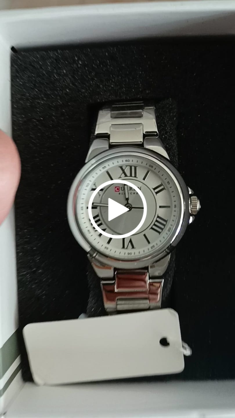 Customer video review of Curren Tulipano® orologio donna acciaio