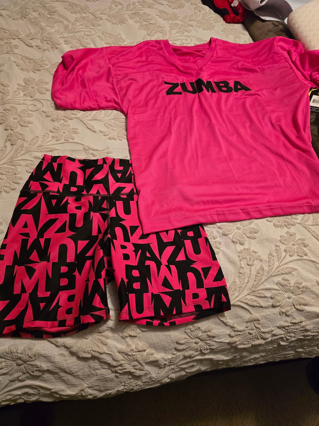 Customer photo review of Ultrabright High Waisted ZW Biker Shorts