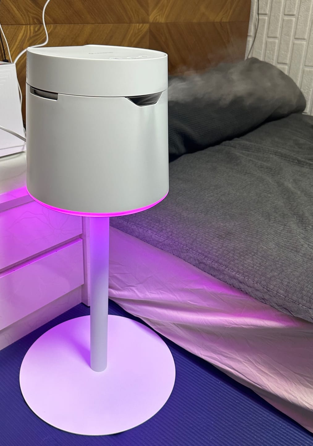 Customer photo review of 7カラームードインテリア加湿器 Lighting (J40LS) スタンド付き