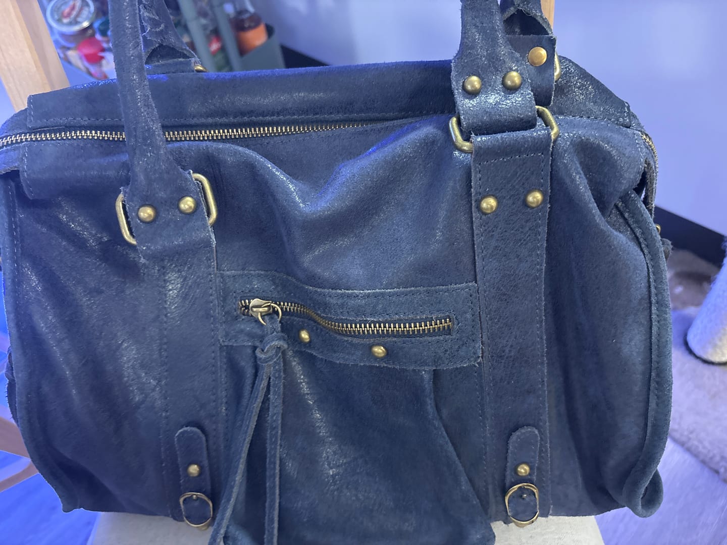 Customer photo review of It girl bag navy