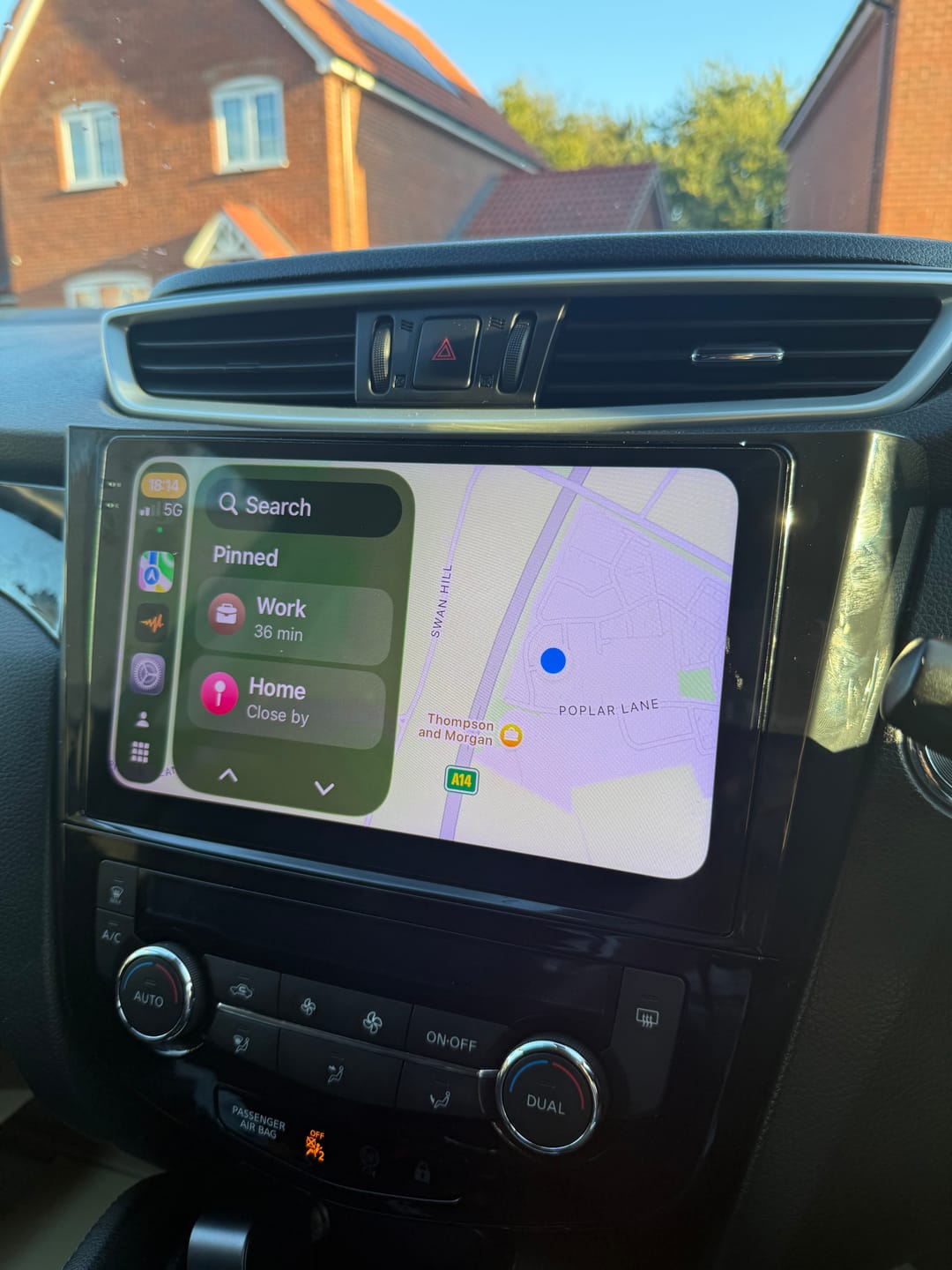 Customer photo review of Nissan Qashqai 2014-2021 Wireless Apple CarPlay Upgrade Kit