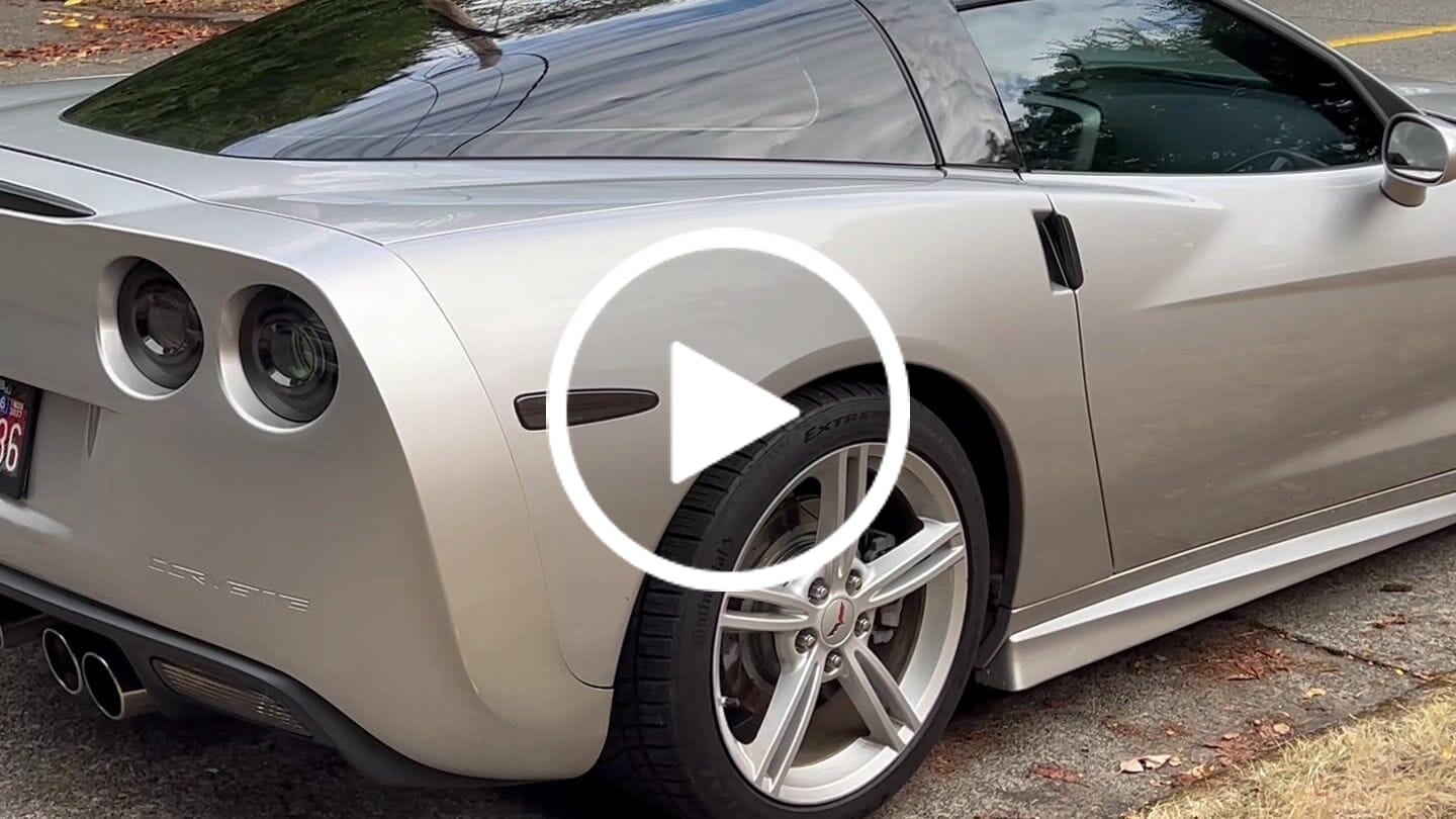 Customer video review of Corvette C6 Front Amber Light LED Side Markers Pair