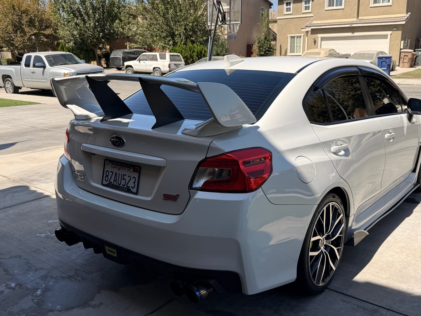Customer photo review of Wing Stabilizer for 2015-2021 STI Sedan