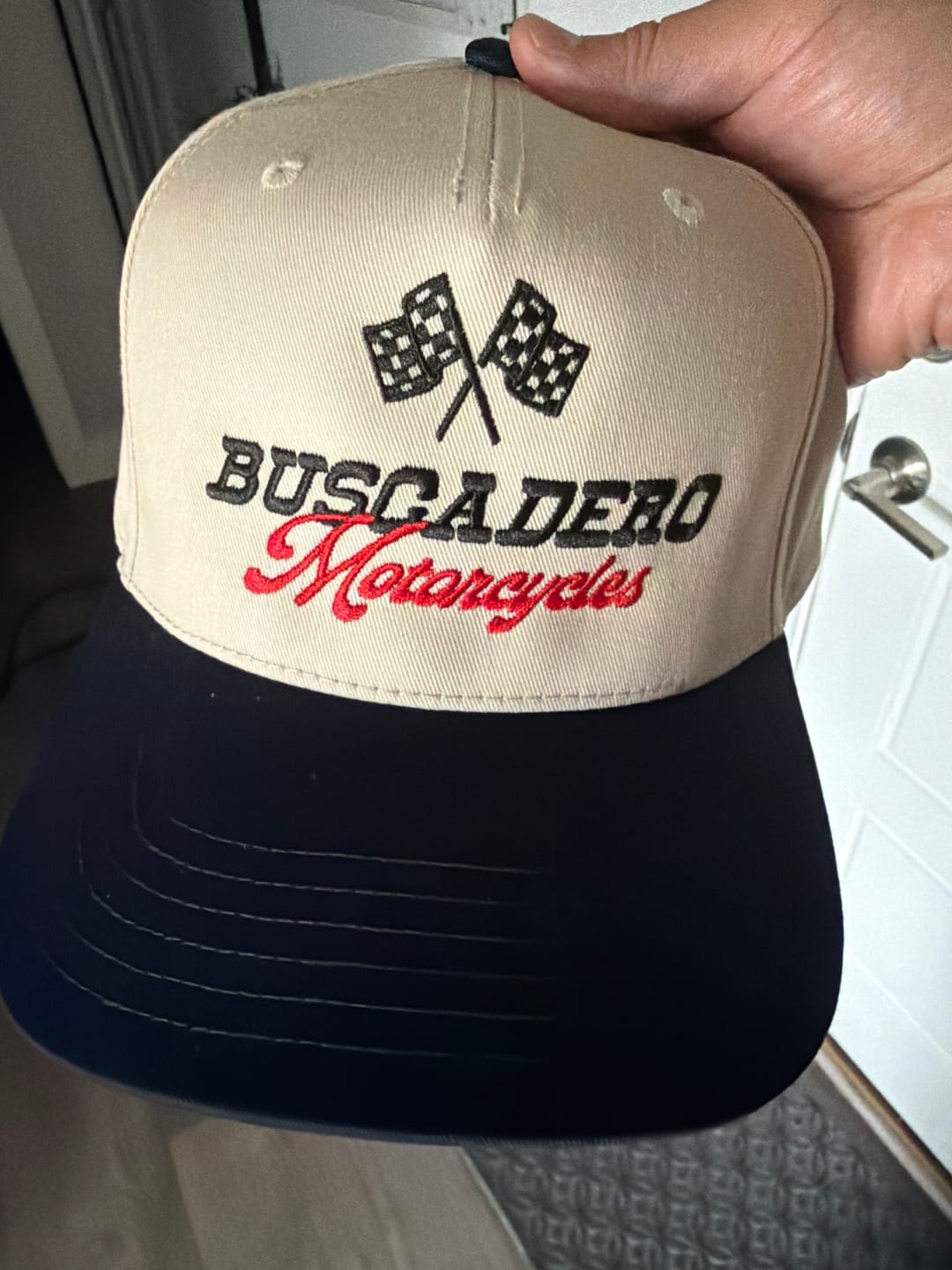 Customer photo review of 'Grand Prix' Two Tone Mid Profile Hat